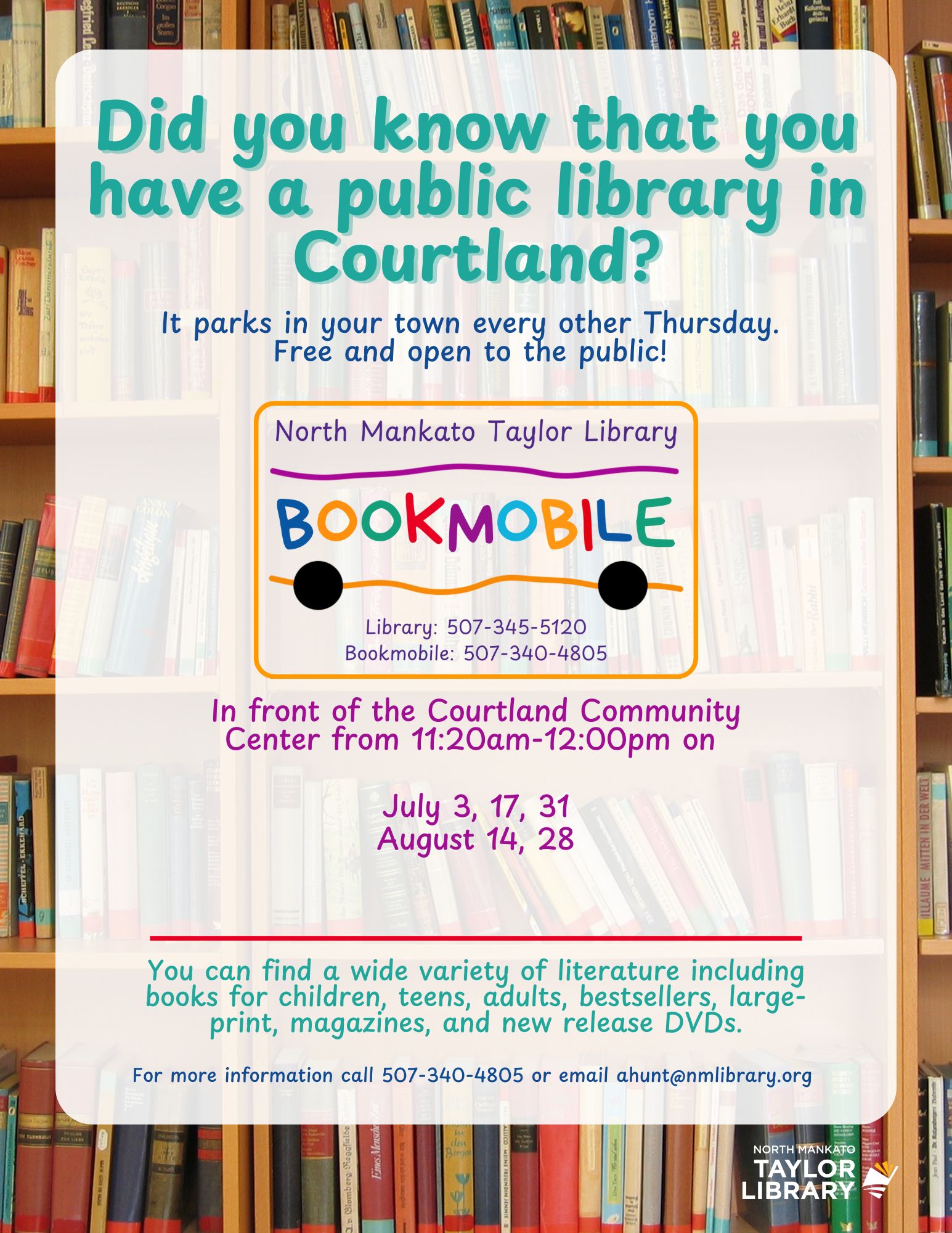 SUMMER 2025BOOKMOBILE